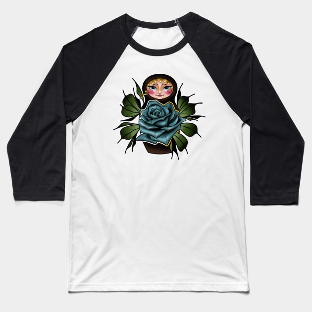 Nesting doll Baseball T-Shirt by Jazcastattoo9